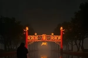 黑料网官网首页主视觉：深浅蓝渐变的卡片阵列与一条上升的热度曲线